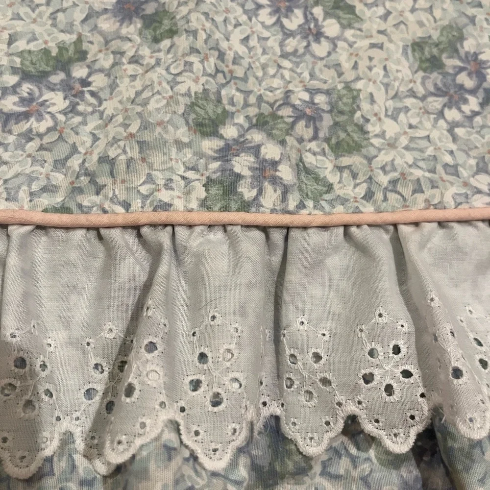 Vintage Jessica McClintock Ruffled Pillow Sham